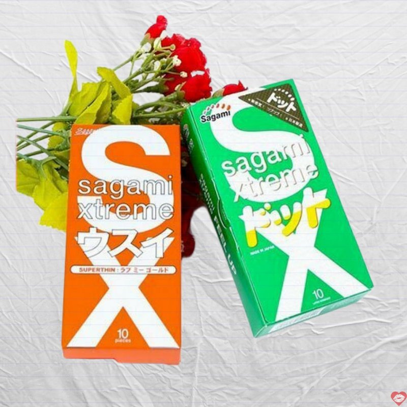 Bao cao su sagami siêu mỏng giúp kéo dài thời gian - SHP377