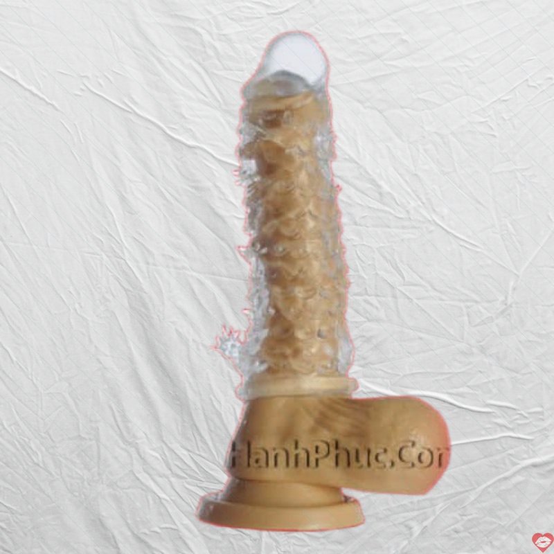 Bao cao su đôn dên gai hình vẩy cá - BS03