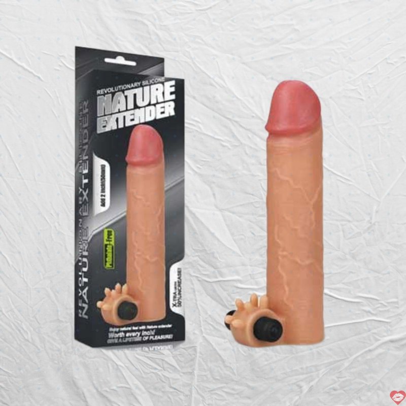 Bao đôn siêu mềm có rung Lovetoy Nature Extender
