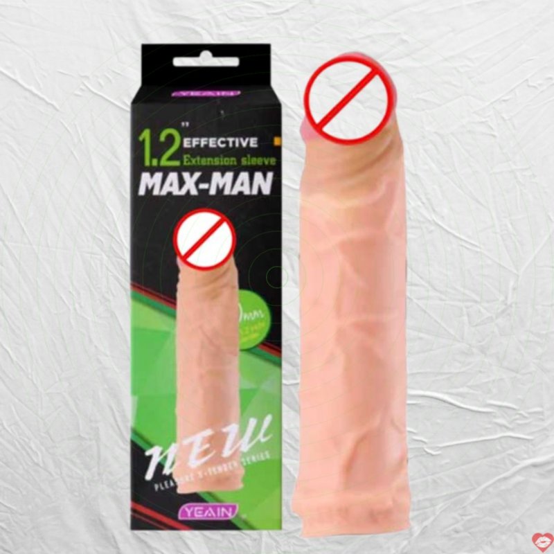 Bao Cao Su Đôn Dên Yeain Maxman Xanh Tăng 3cm – Siêu Mềm Mịn