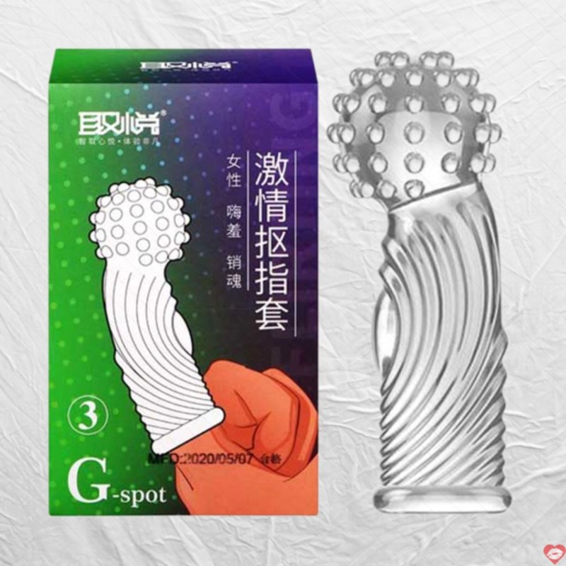 Bao Cao Su Ngón Tay Aichao G-Sport 3 Vân Gân Nổi – Hộp 1 cái
