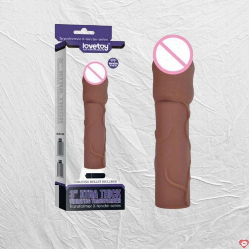 Bao cao su đôn dên 6cm Lovetoy có rung ở đầu