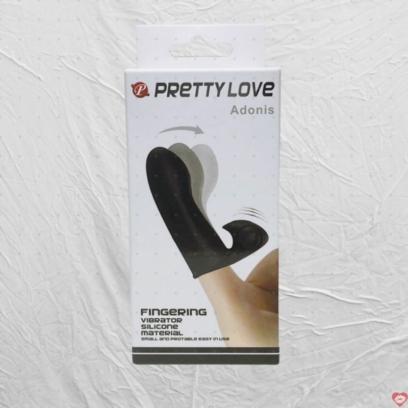 Bao cao su đôn dên đeo ngón tay có rung Pretty Love Adonis