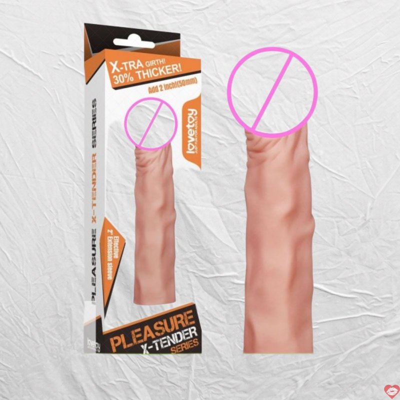 Bao cao su tăng chiều dài 5cm cao cấp Lovetoy X-Tender