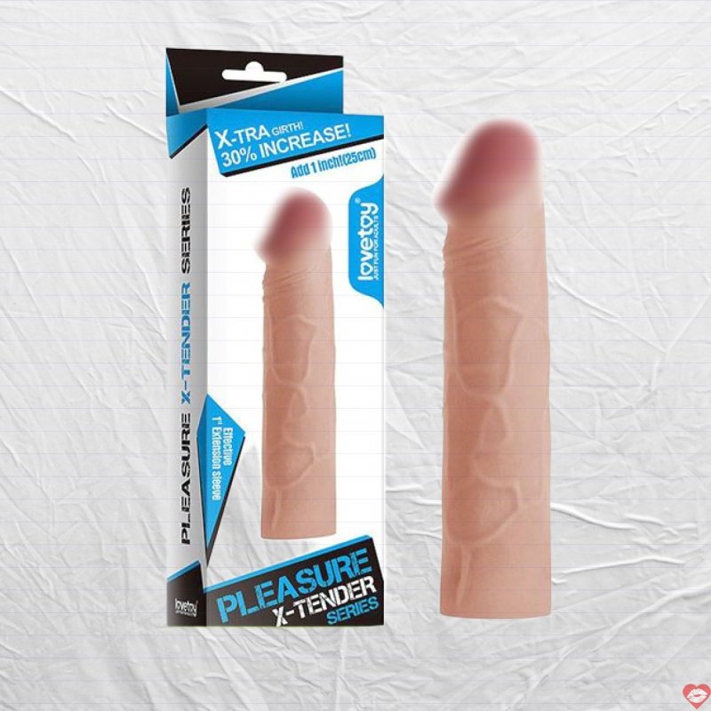 Bao cao su đôn dên 3cm có gân đầu trơn