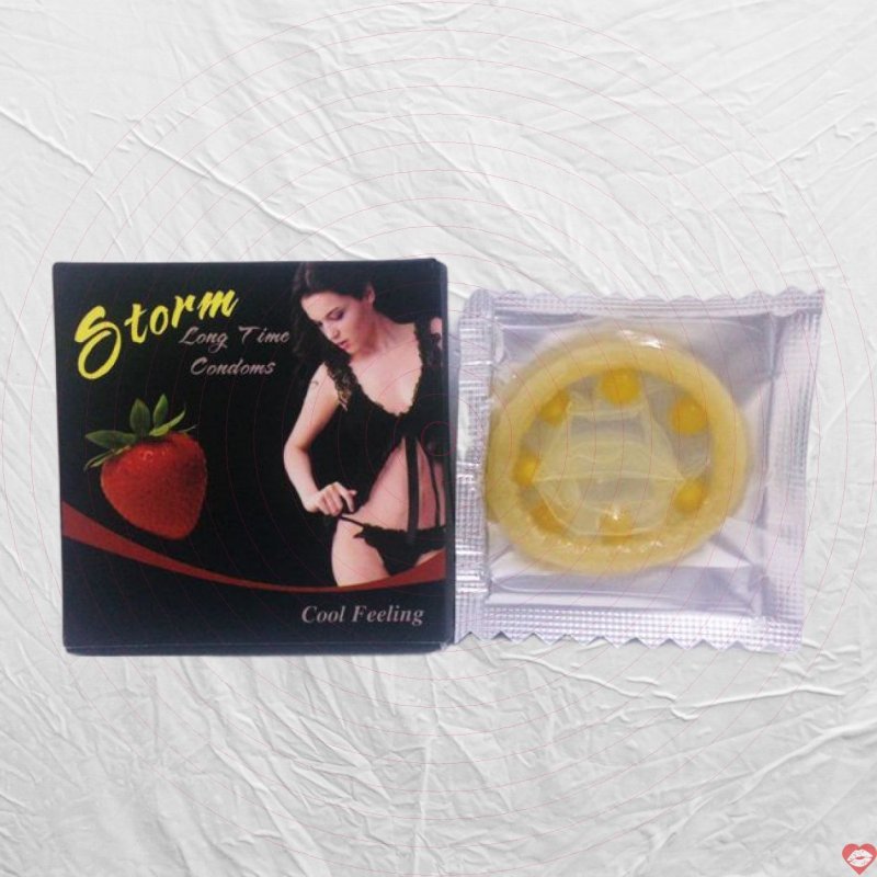 Bao cao su Bi Storm Strawberry
