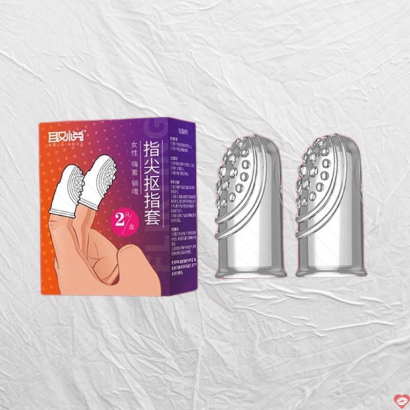 Bao cao su ngón tay gai lớn Aichao - hộp 2 cái