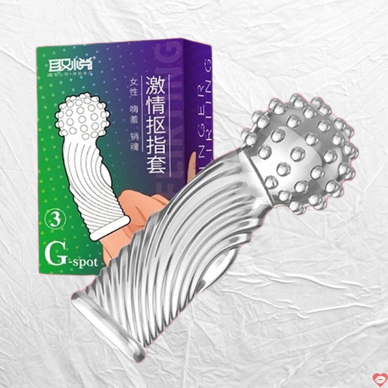 Bao cao su ngón tay gai nổi lớn Aichao G-Spot 3
