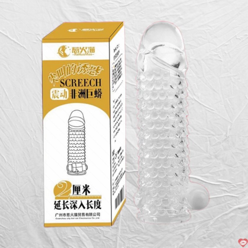 Bao cao su đôn dên vảy cá Screech rung gốc