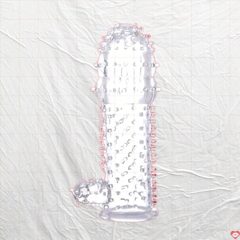 Bao cao su đôn dên siêu gai Crystal Condom có nhánh