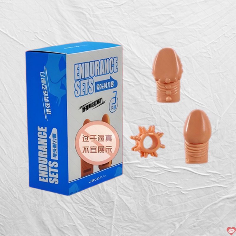 Bộ 03 đôn silicon nối dài dương vật - Endurance Sets