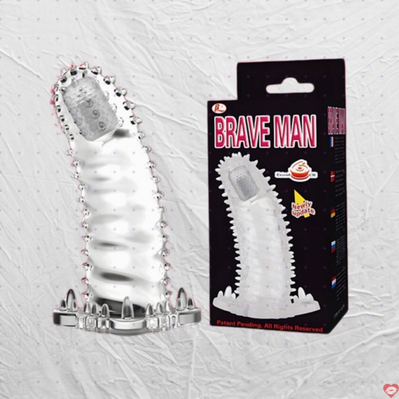 Bao cao su đôn dên siêu gai Brave Man rung đầu