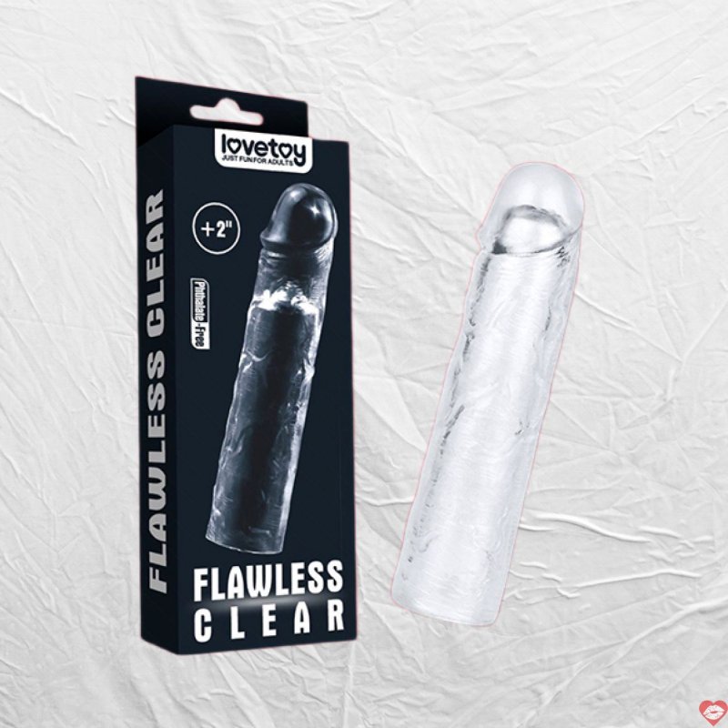 Bao cao su đôn dên trong suốt Lovetoy dài thêm 5cm