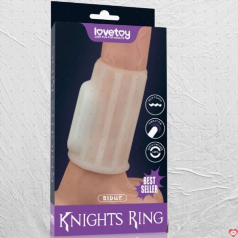 Khúc đôn silicon Lovetoy gân nổi có rung