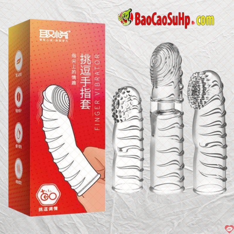 Đồ chơi Mizzzee Dot Pull rung ngón tay kích thích điểm G mềm mại 