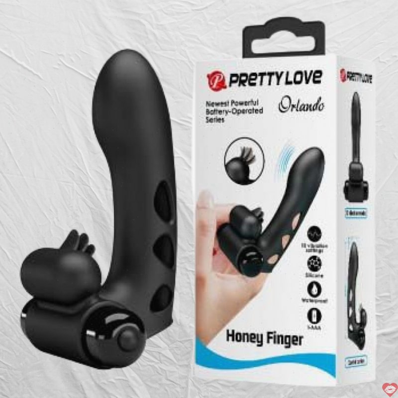 Prettylove Orlando ngón tay rung đôi 10 chế độ đa năng kích thích 