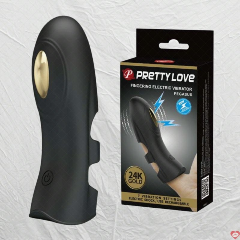 Baile Gold 18k Pegasus Sextoy rung ngón tay phóng điện cao cấp 