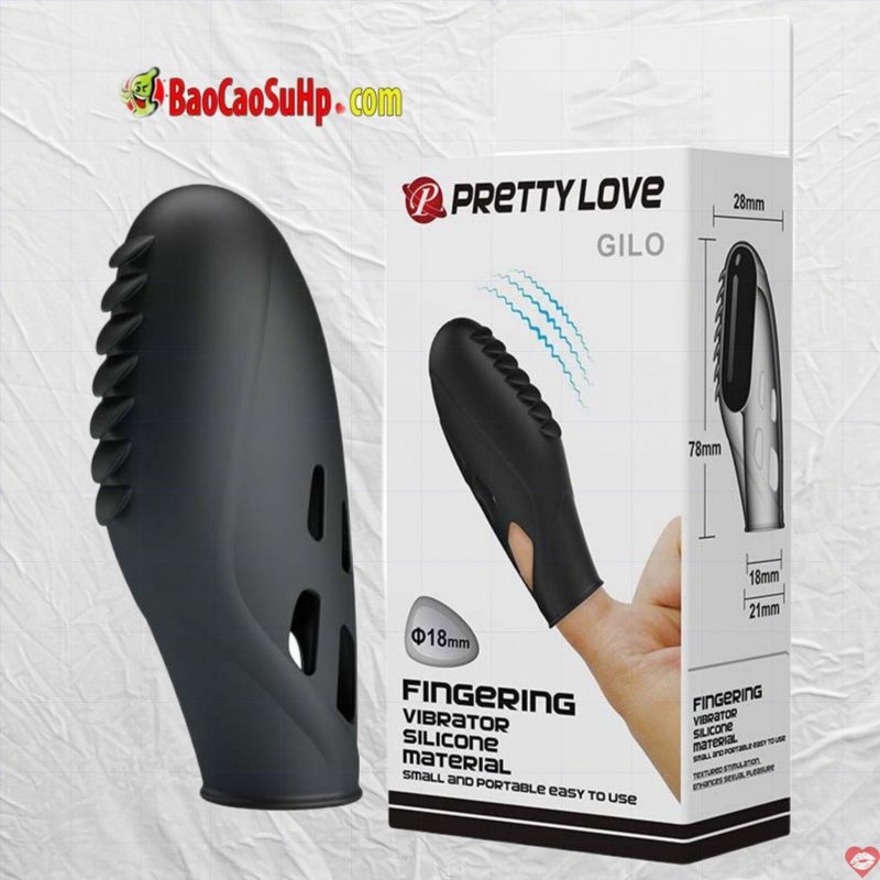 Prettylove Gilo rung nhỏ gọn vân lưỡi nổi kích thích đỉnh cao 