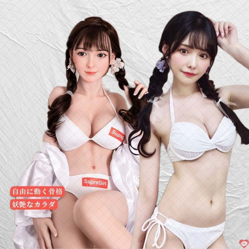 Búp bê tình dục đầy đủ tay chân Mizzzee Falenno đầu silicone