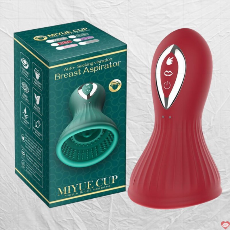 Máy bú hút đa chức năng Miyue Cup gai nổi lưỡi liếm massage âm đạo ngực
