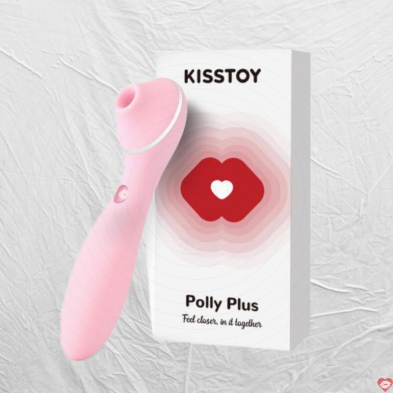 KISTOY POLLY PLUS máy massage vùng kín 2 đầu rung hút mạnh Kisstoy pollyplus