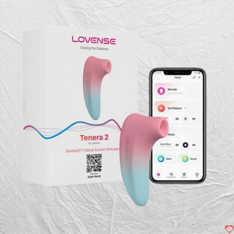 Lovense Tenera 2 Clitoral Suction Stimulator máy bú hút âm vật kết nối qua App