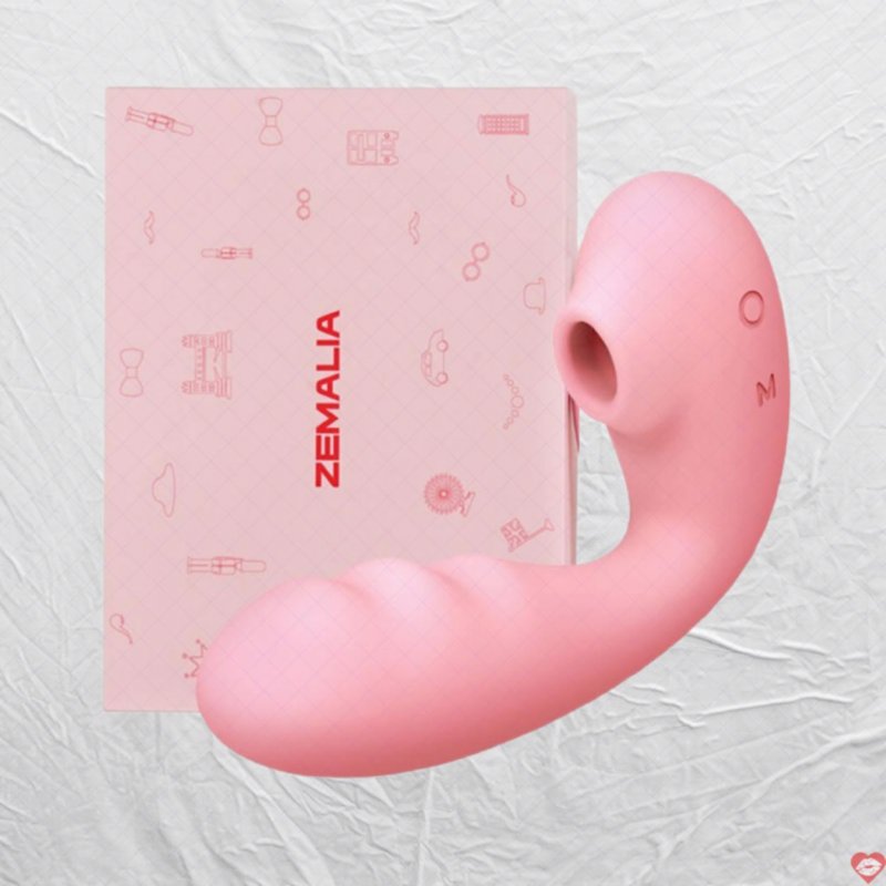 Máy massage Svakom Zemalia Tana 2 đầu rung bú hút toả nhiệt uốn cong