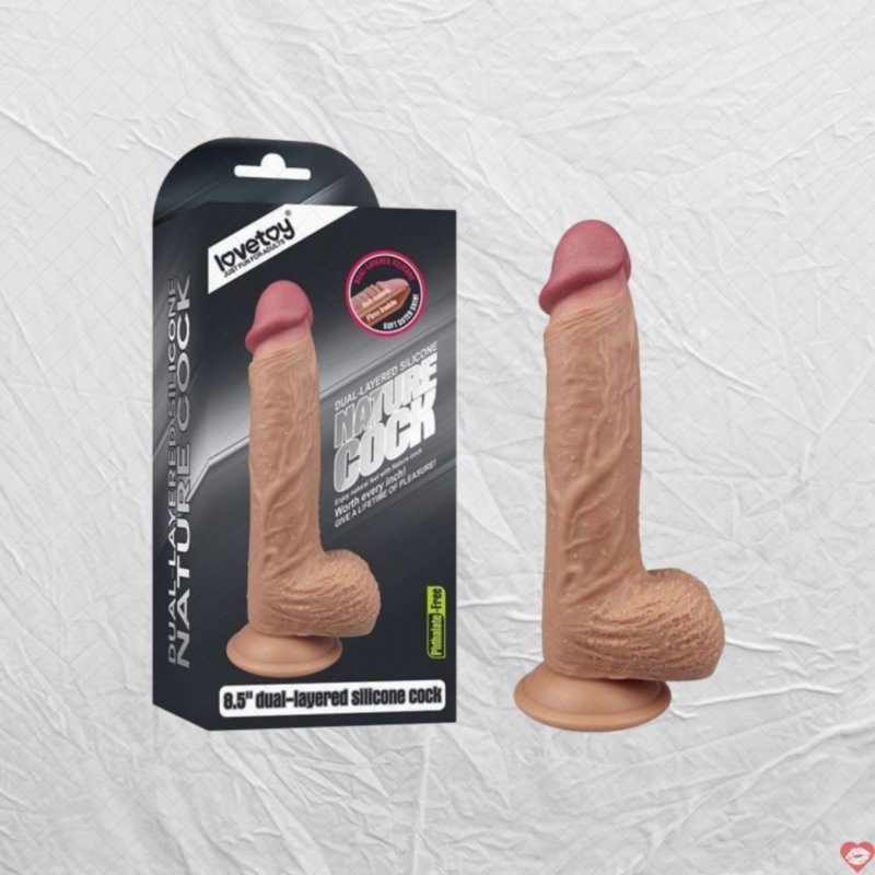 Dương Vật Giả Dán Tường Silicon Mềm Mịn Nhất Hiện Nay - Lovetoy Nature USA