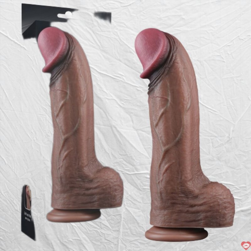 Dương Vật Giả Dán Tường Siêu Khủng Siêu Gân 13in XXL - Silicon 2 Lớp Siêu Mềm Mịn Lovetoy USA