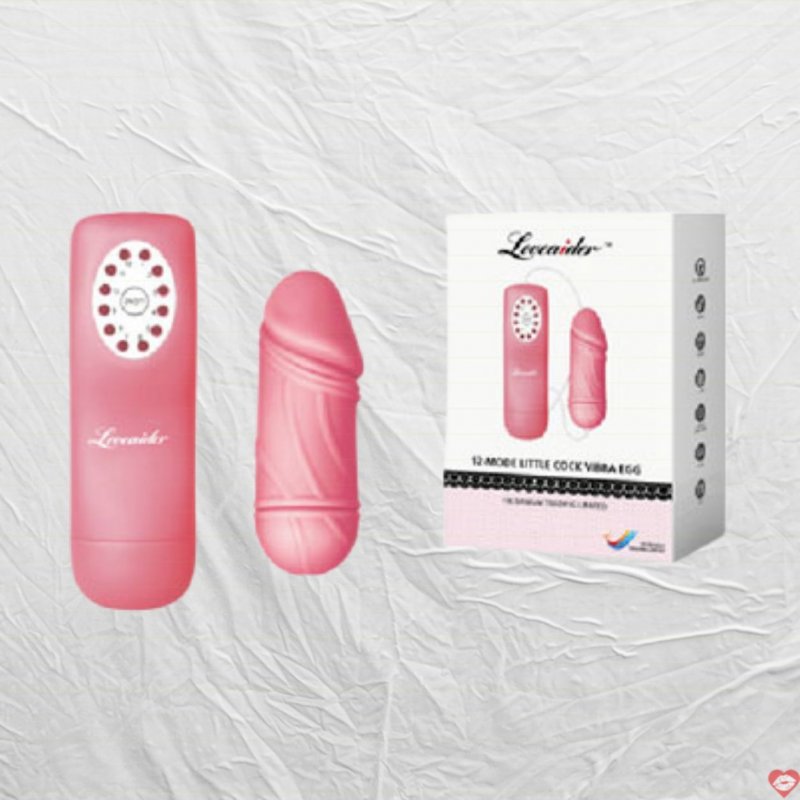 Trứng Rung 12 Chế Độ Hình Dương Vật - Loveaider