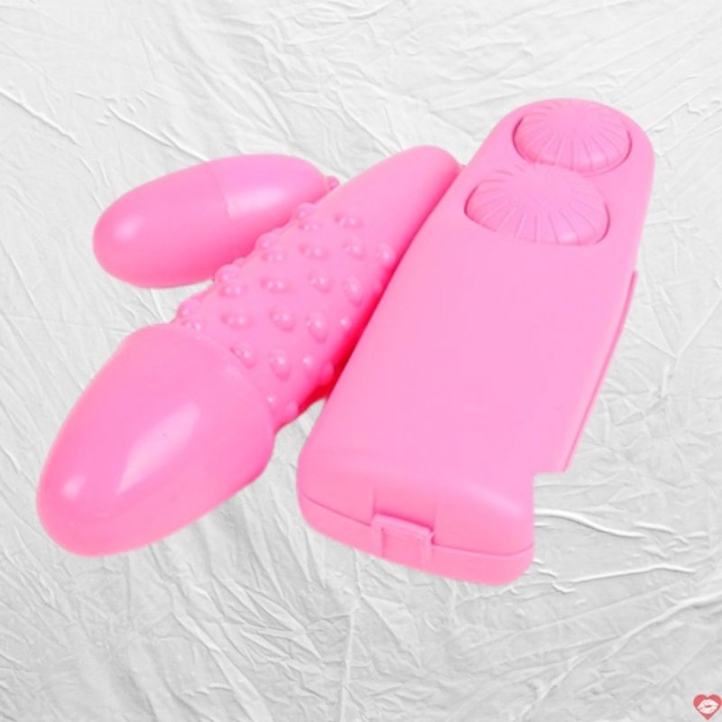 Trứng Rung Kích Thích Kèm Dương Vật Giả Mini Có Bi Cực Khoái