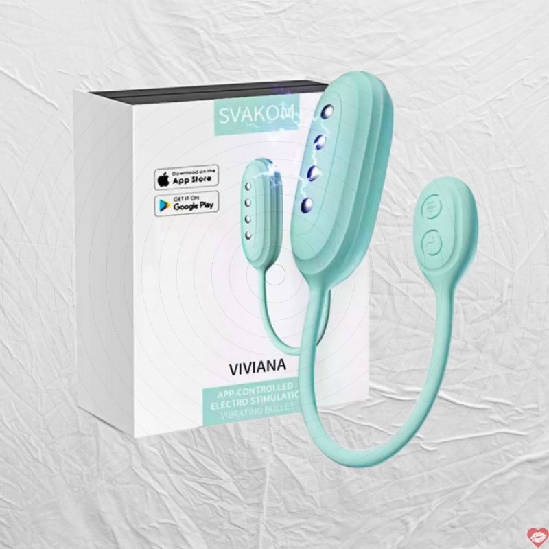 Trứng Rung Cao Cấp - Có Xung Điện Kích Thích - Điều Khiển Điện Thoại - Svakom VIVIANA USA