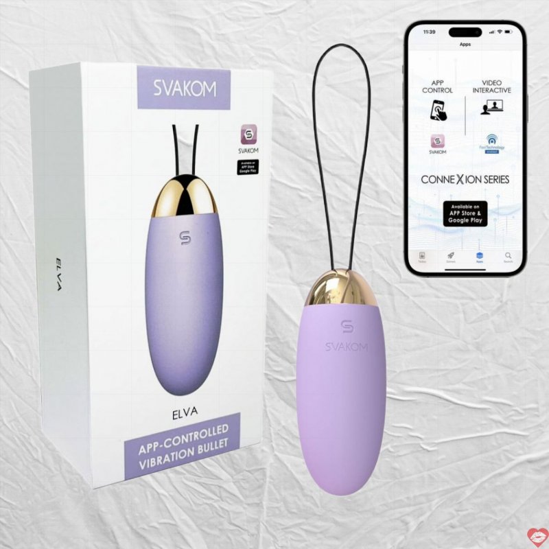 Trứng Rung Cao Cấp - Điều Khiển Qua Điện Thoại - Svakom ELVA App USA