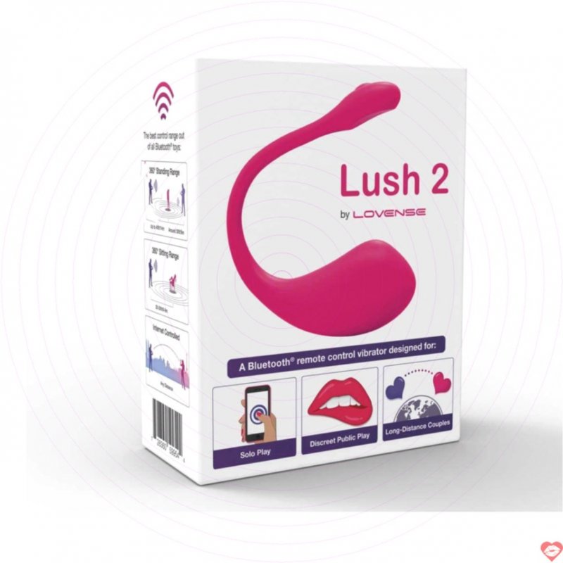 Trứng Rung Siêu Cao Cấp Lovense Lush 2 - Điều Khiển Từ Xa Qua Điện Thoại Ở Bất Kì Đâu