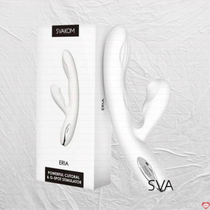 Dương vật giả Svakom Eria cu giả rung mút sưởi ấm kích thích vùng kín