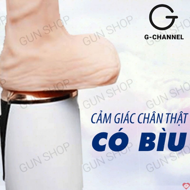 Dương vật giả Dibe rung thụt tỏa nhiệt sạc USB