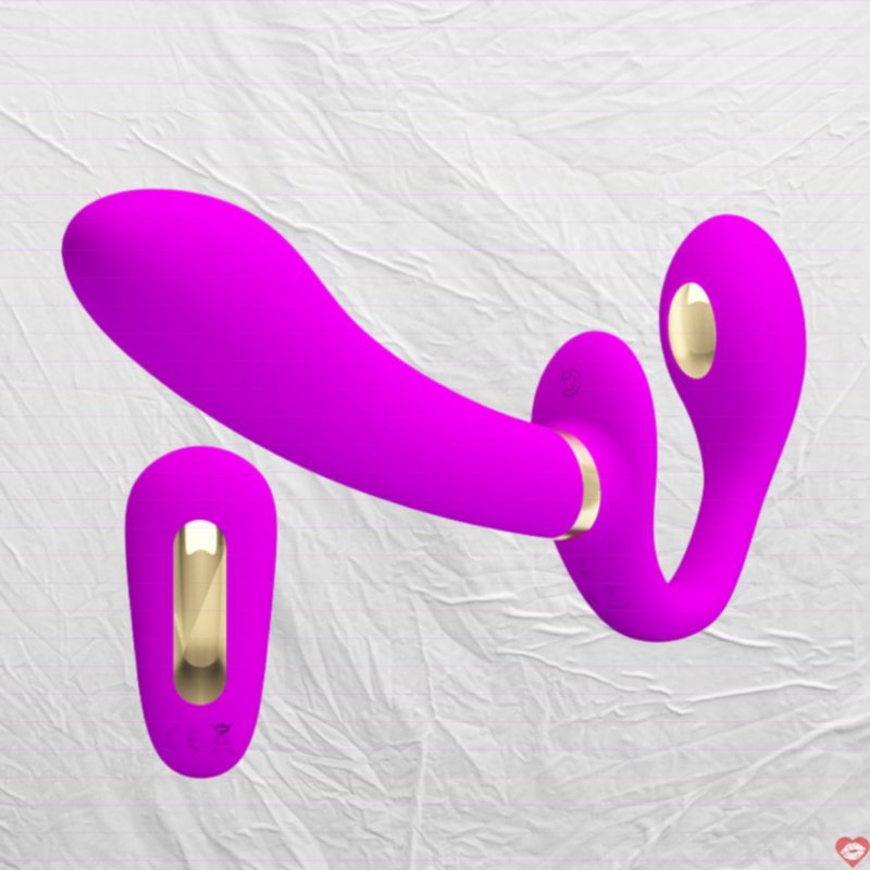 Dương vật giả 2 đầu rung và sốc điện dùng sạc - Pretty Love Thunderbird