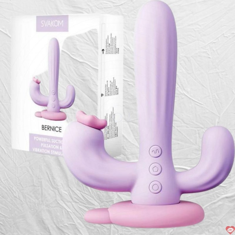 Svakom Bernice dương vật giả 3 nhánh cây xương rồng massage điểm G