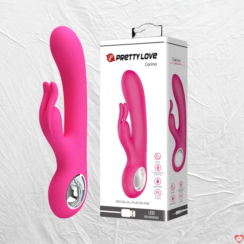 Dương vật giả rung nhiều chế độ Pretty Love Carina pin sạc cao cấp