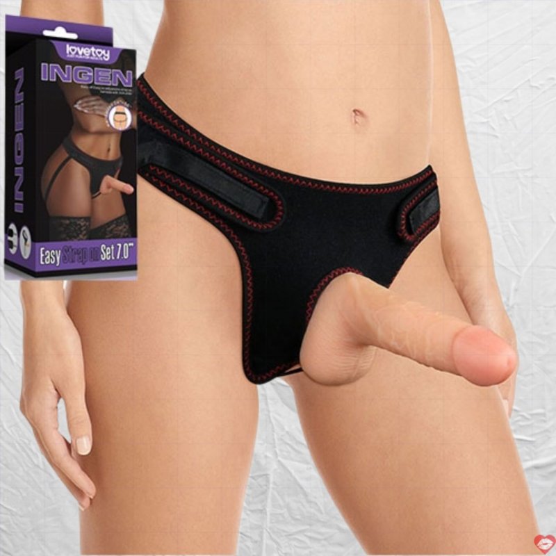Dương Vật Giả Dây Đeo Mềm Mịn Kích Thích - Lovetoy USA 