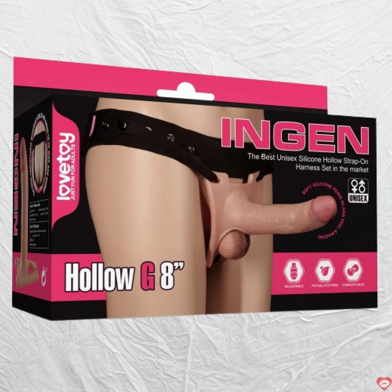 Lovtoy Rodeo USA Dương Vật Giả Mềm Mịn Chân Thật Đeo Dây Rỗng 