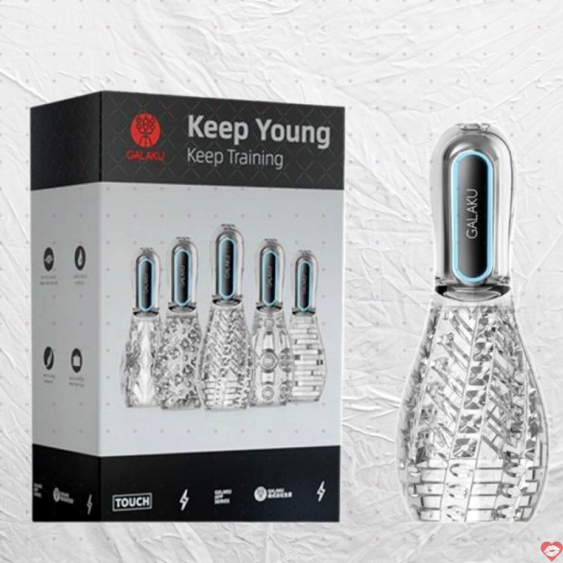 Âm đạo giả trong suốt Galaku Keep Young cốc thủ dâm nguỵ trang hình chai Bowling