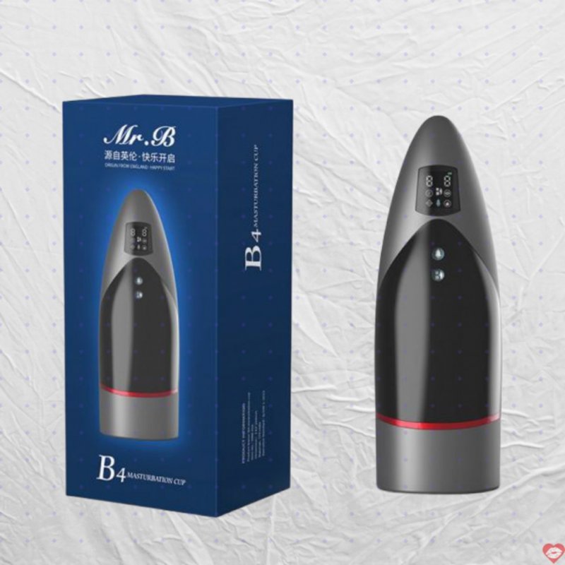 Âm đạo giả cao cấp Mr.B B4 rung hút toả nhiệt đế sấy khô tự động