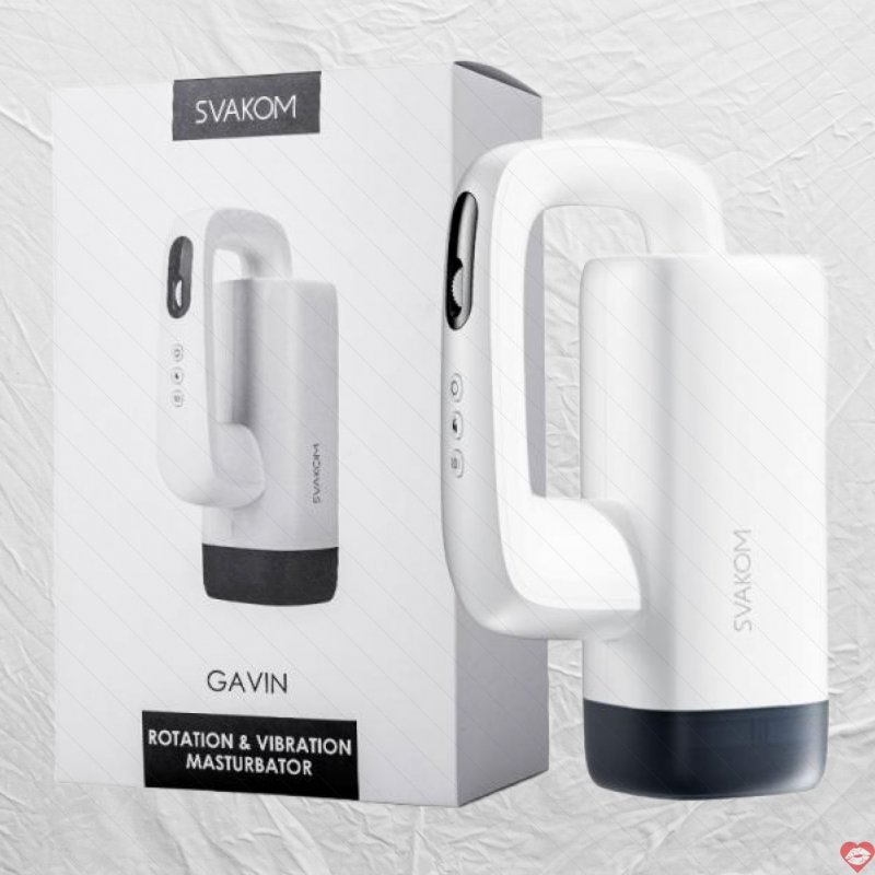 Svakom Gavin Máy Thủ Dâm Tự Động Rung Thụt Làm Nóng Có App Bluetooth Mô Phỏng Oral Sex