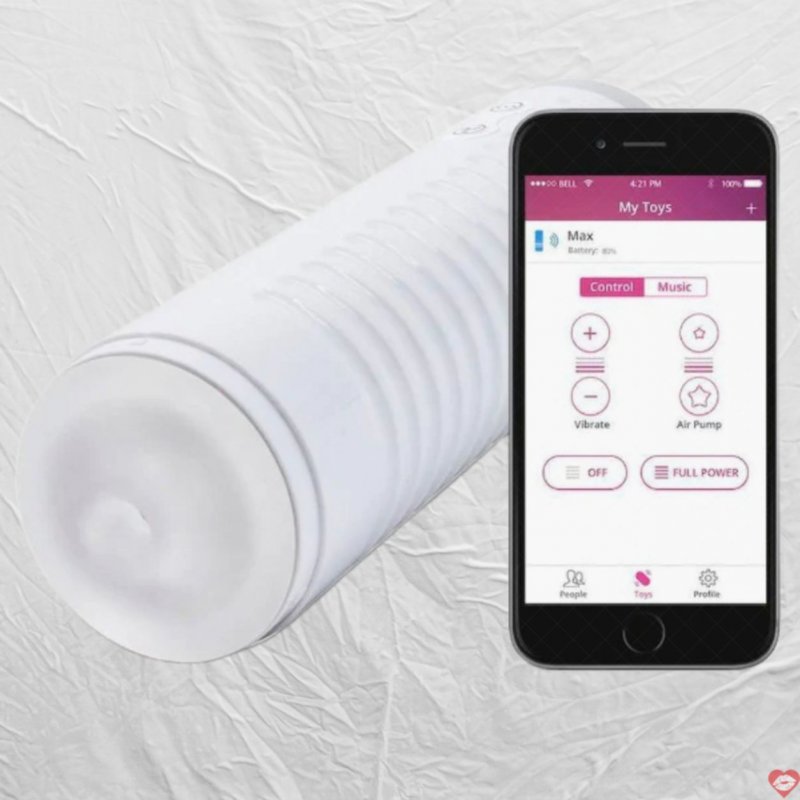 Cốc Thủ Dâm Tự Động Co Bóp - Tương Tác Với Bạn Tình Qua Điện Thoại - Lovense Max 2