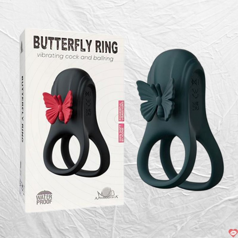 Vòng rung đôi Butterfly Ring hình cánh bướm tăng khoái cảm Version 1