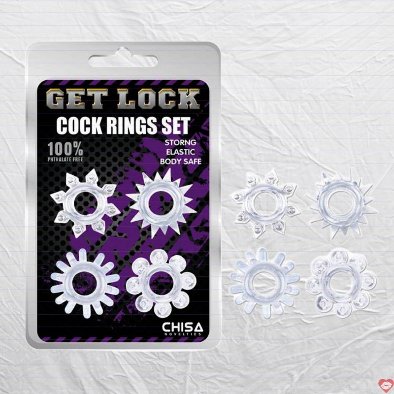 Bộ Vòng Silicon Gai - Bi Siêu Sướng - Get Lock