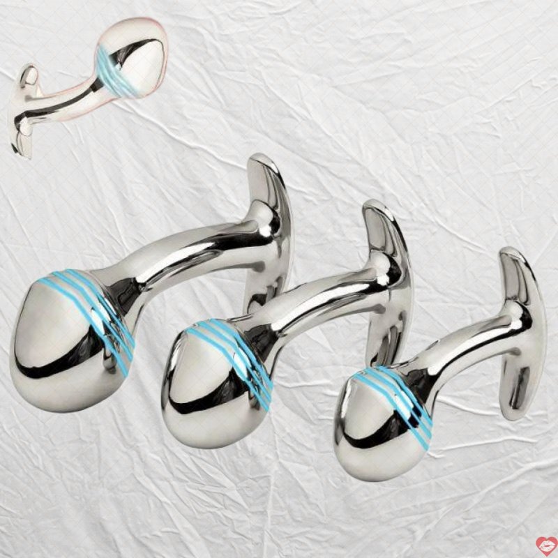 Phích cắm hậu môn inox hình dương vật giả