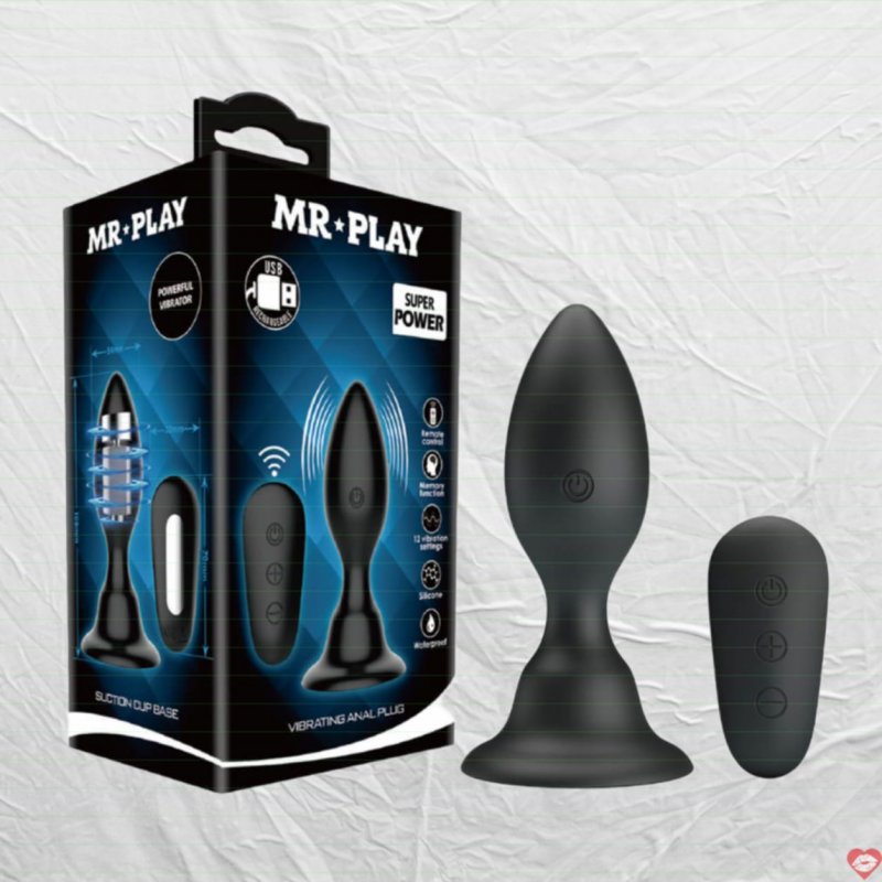 Trứng rung hậu môn Pretty Love Mr-Play Suction Cup Base 76W