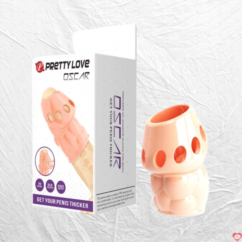 Bao cao su đôn dên Pretty Love Oscar hở quy đầu tăng kích thước